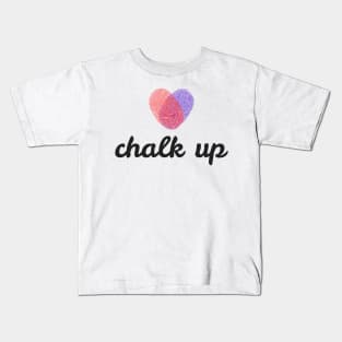 Chalk Up Colored Thumbs Kids T-Shirt